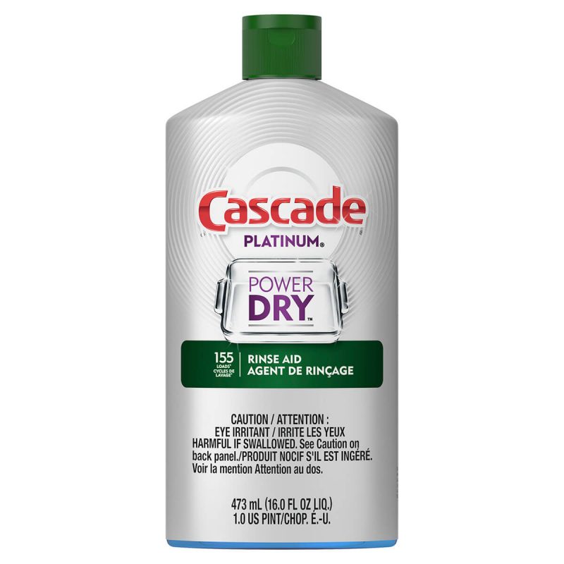 Cascade Platinum Dishwasher Rinse Aid