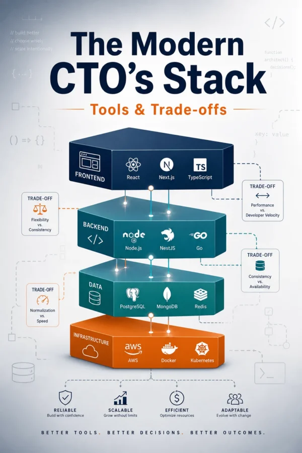 The Modern CTO's Stack — Tools & Trade-offs