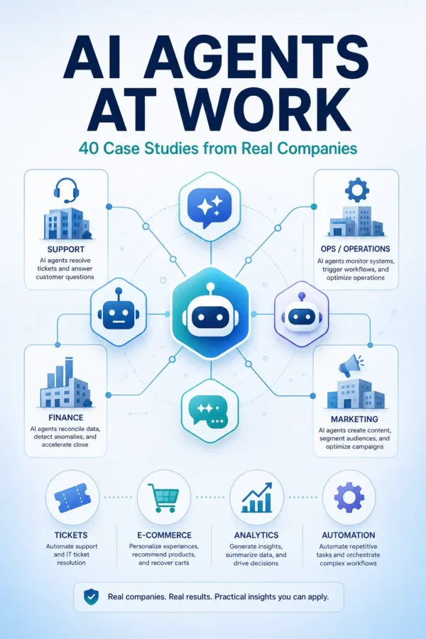 AI Agents at Work: 40 Case Studies from Real Companies