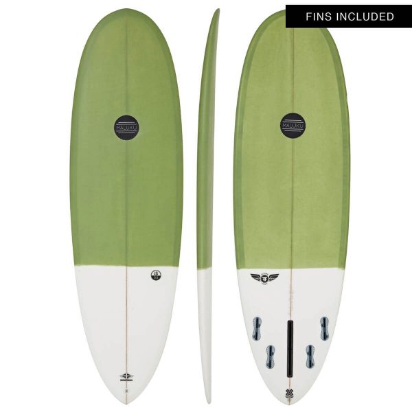Maluku Flying Frog Eco 5 Fin Surfboard